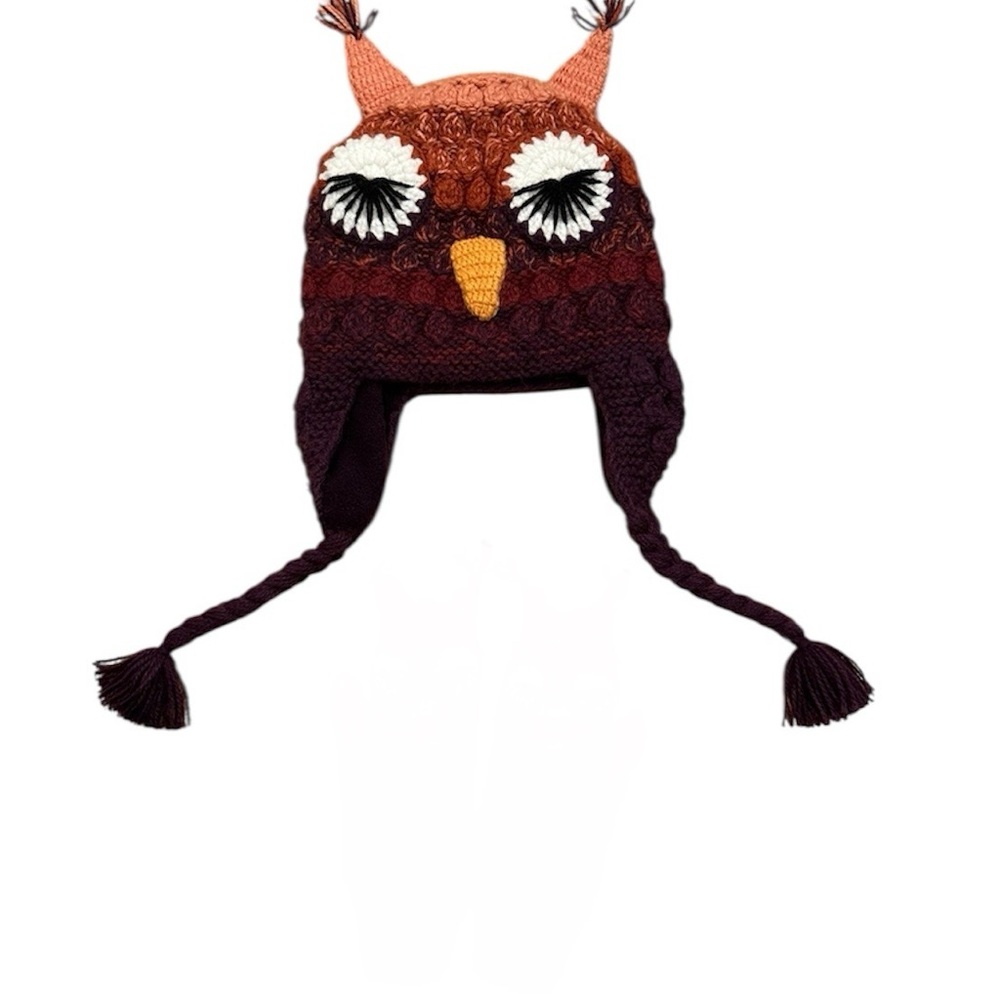 Andes Kids Animal Hat Lady Owl